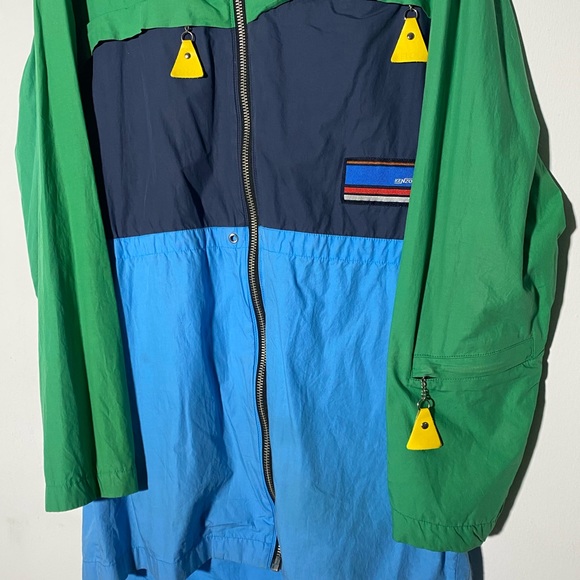 Kenzo Summer Parka Grass Green Rain Jacket - Picture 2 of 3